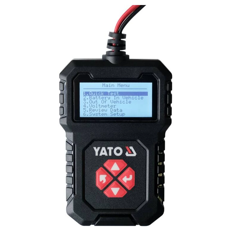 Электронный тестер аккумуляторов YATO (YT-83114)