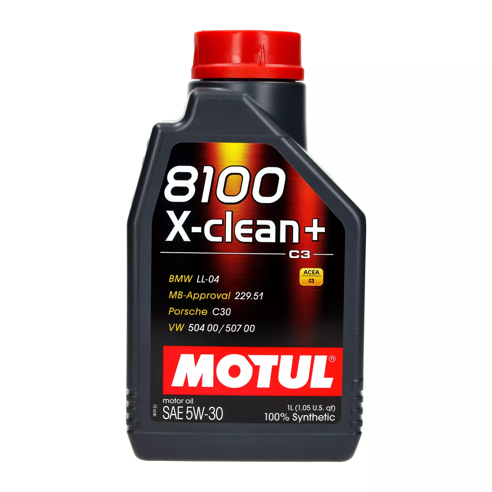 Моторное масло Motul 8100 X-CLEAN+ 5W-30 - 1л., 106376