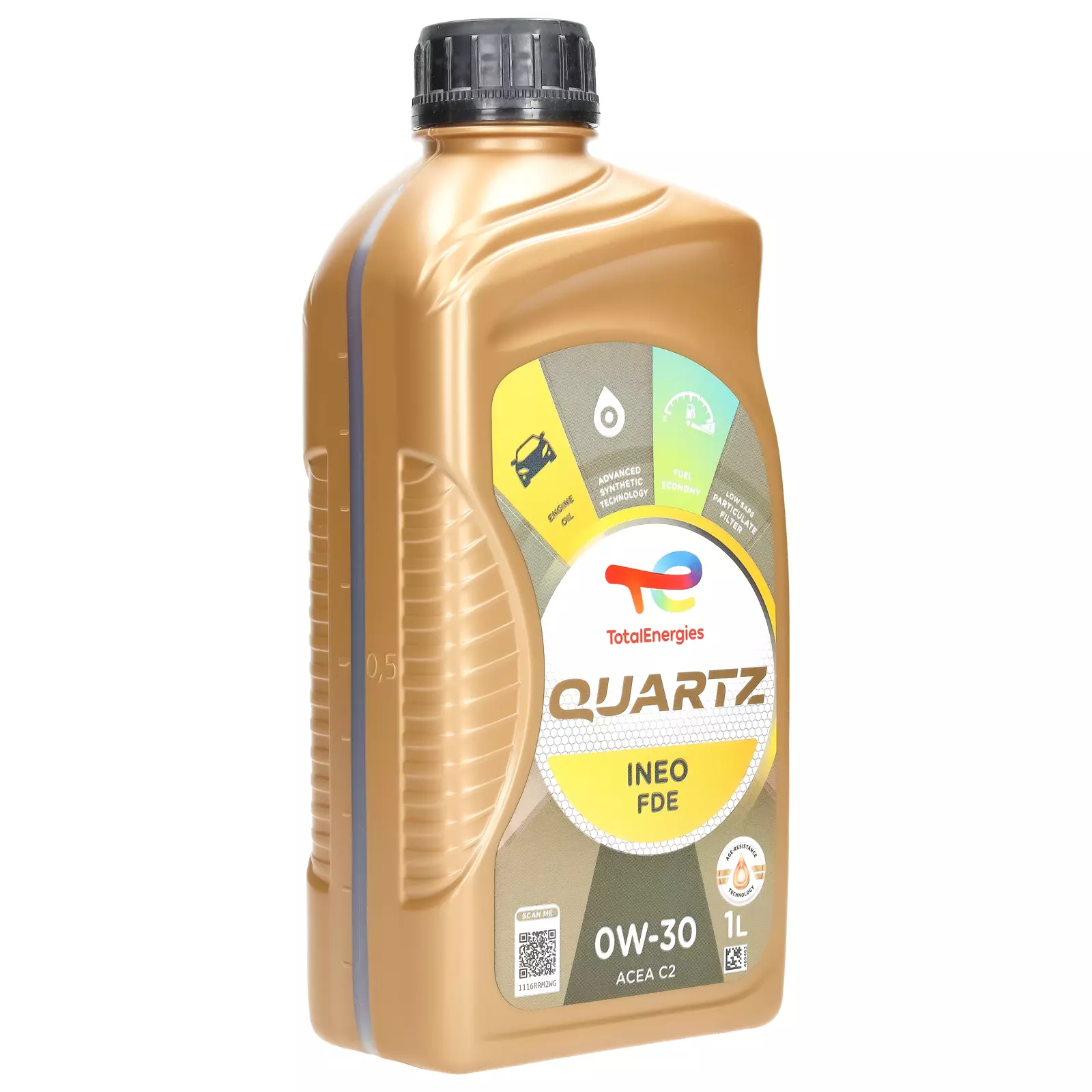 Моторное масло Total Quartz Ineo FDE 0W-30 1л., 27101981